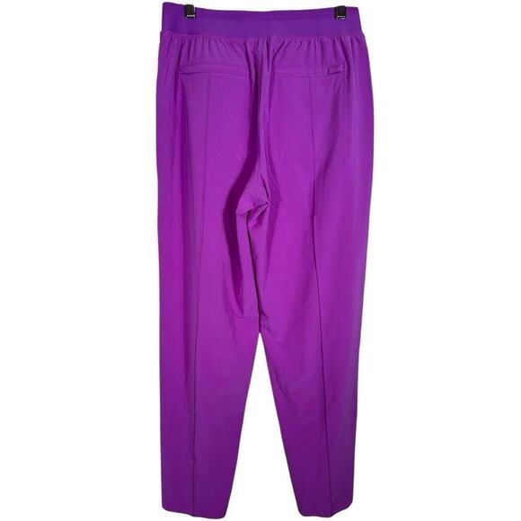 Athleta Brooklyn Heights‎ Vienna Pants 4 Slim Jazzy Purple travel commute - Picture 3 of 13